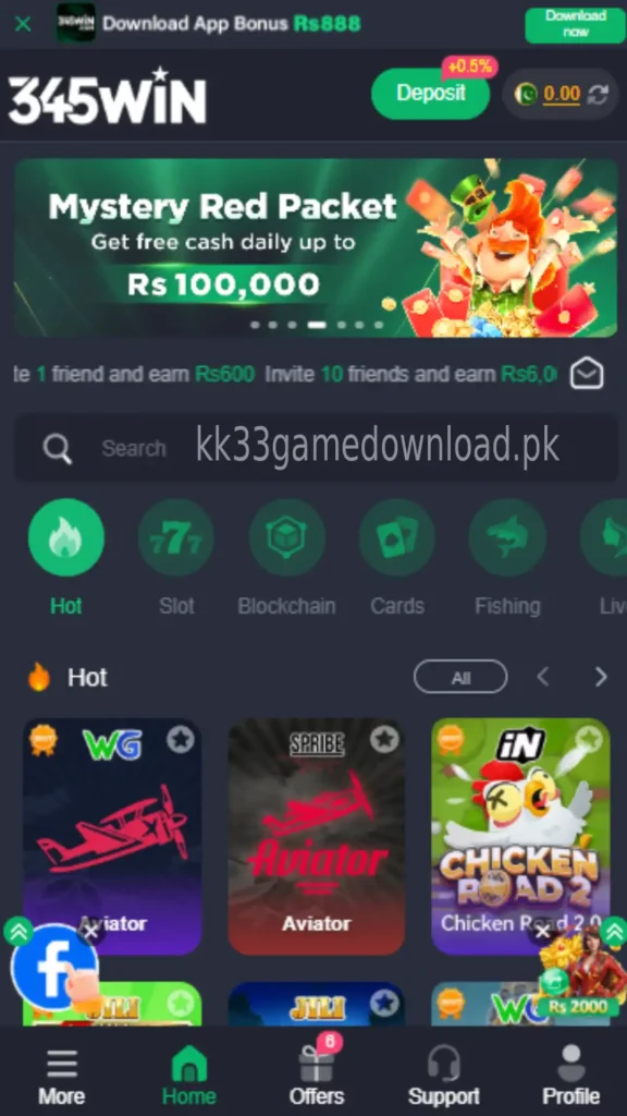 345WIN Game APK Latest Earning Platform Free Download 2 345WIN Game