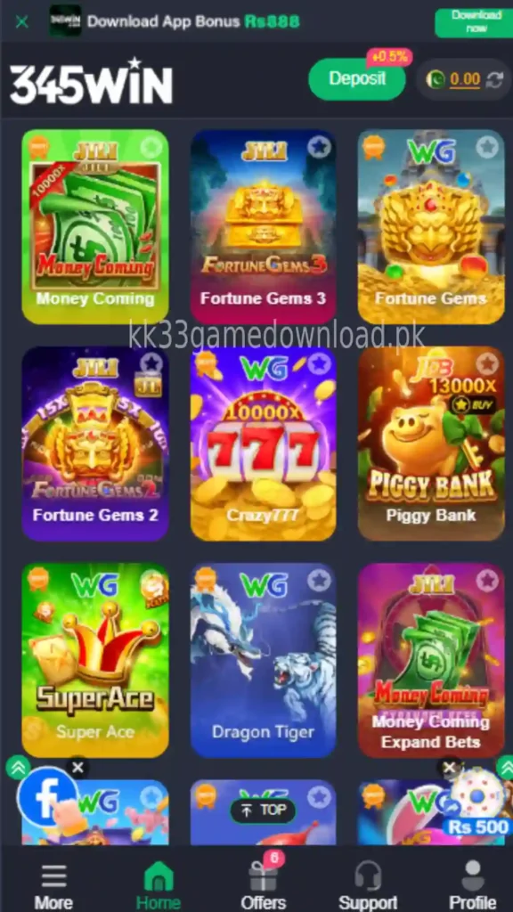 345WIN Game APK Latest Earning Platform Free Download 3 345WIN Game