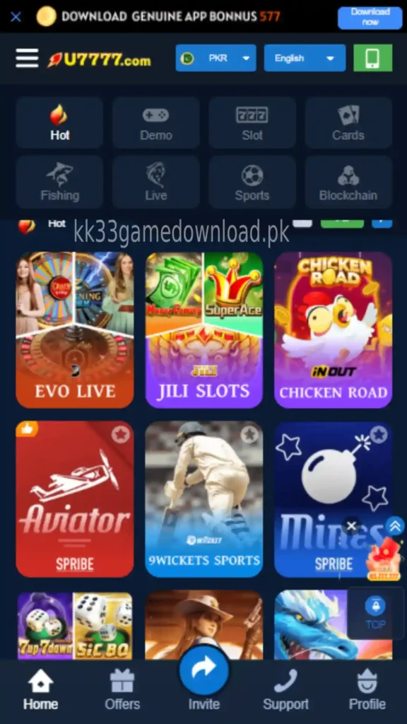 U7777 Game